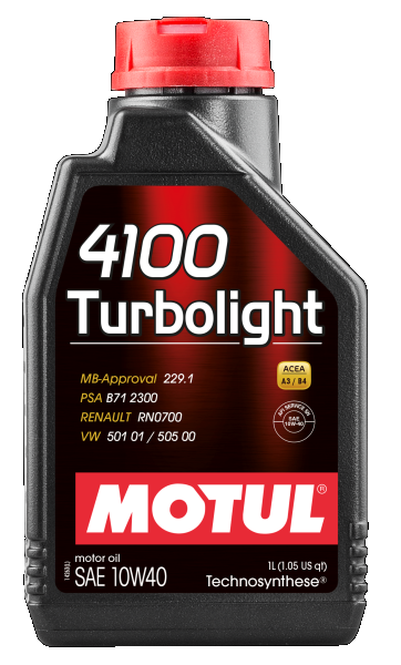 MOTUL 102774 4100 TURBOLIGHT 10W-40 Motoröl