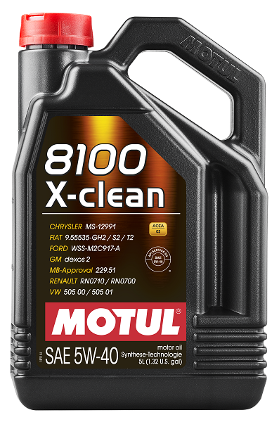 MOTUL 109226 8100 X-CLEAN 5W-40 Motoröl