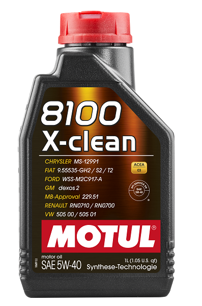 MOTUL 109227 8100 X-CLEAN 5W-40 Motoröl