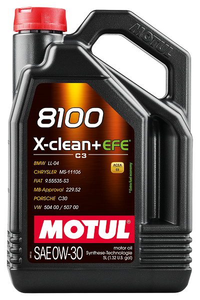 MOTUL 111677 8100 X-CLEAN+ EFE 0W-30 Motoröl