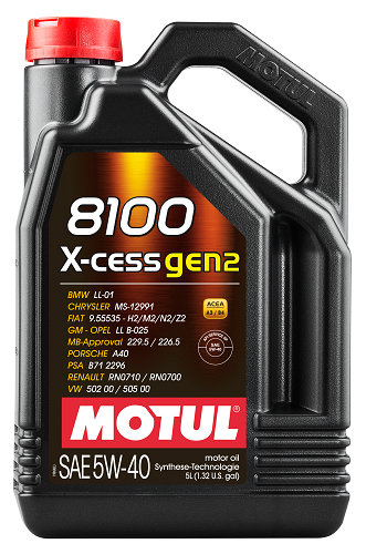 MOTUL 112351 8100 X-CESS GEN2 5W-40 Motoröl