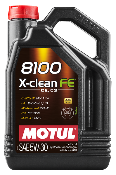 MOTUL 112820 8100 X-CLEAN FE 5W-30 Motoröl