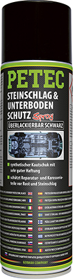 PETEC 73250 Steinschlag- & Unterbodenschutz Spray, schwarz Unterbodenschutz