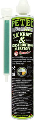 PETEC 94429 2K Kraft- & Kontstruktionsklebstoff Booster Karosserieklebstoff