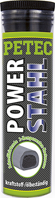 PETEC 97350 POWER Stahl, Reparatur-Knetmasse Universalklebstoff