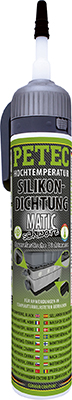 PETEC 97720 Hochtemperatur-Silikondichtung MATIC black Motorendichtmasse Dichtung, Automatikgetriebe