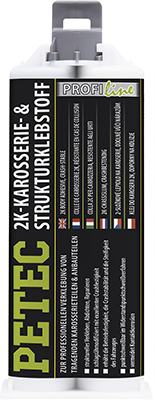PETEC 98155 2K Karosserie- & Strukturklebstoff, crashstabil Karosserieklebstoff