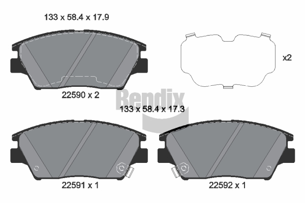 BENDIX Braking BPD2303...