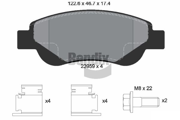BENDIX Braking BPD1049...