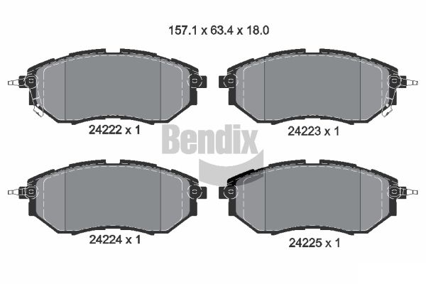 BENDIX Braking BPD2107...