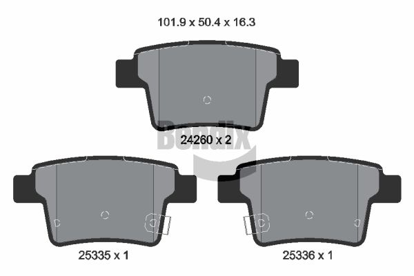 BENDIX Braking BPD2116...