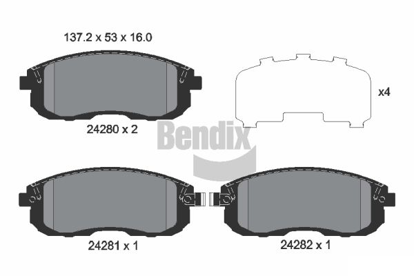 BENDIX Braking BPD2120...