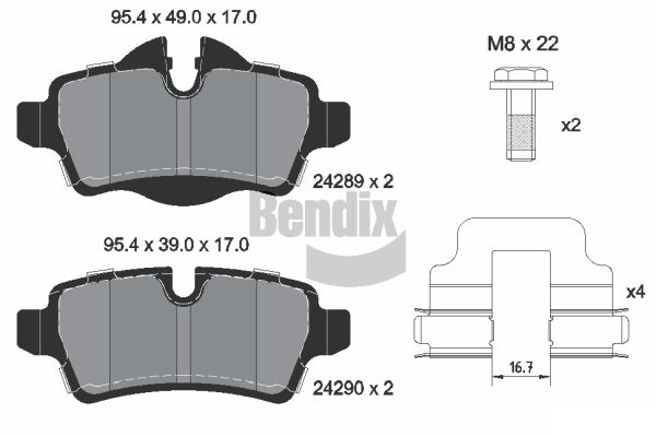 BENDIX Braking BPD1101...