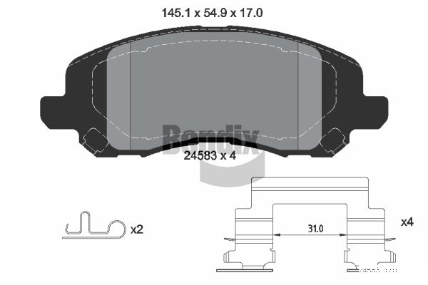 BENDIX Braking BPD2174...