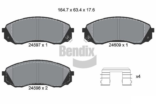 BENDIX Braking BPD2175...