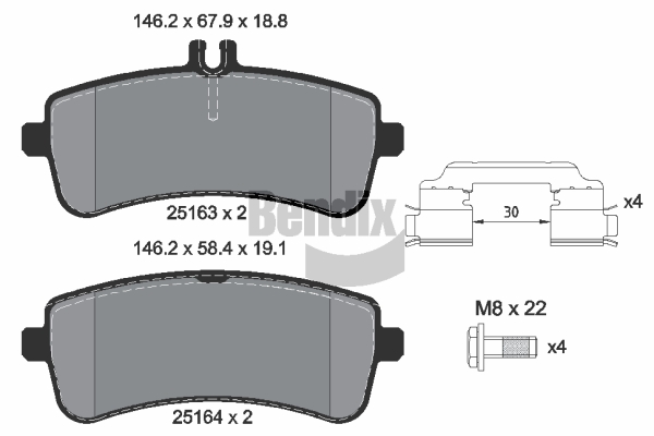 BENDIX Braking BPD2228...