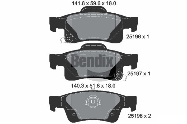 BENDIX Braking BPD2234...