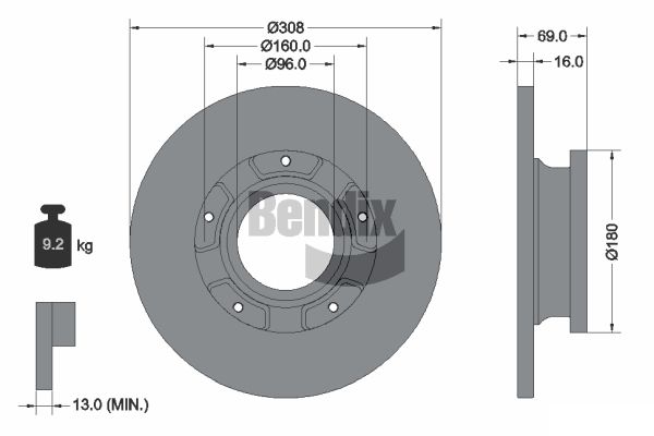 BENDIX Braking BDS1561...