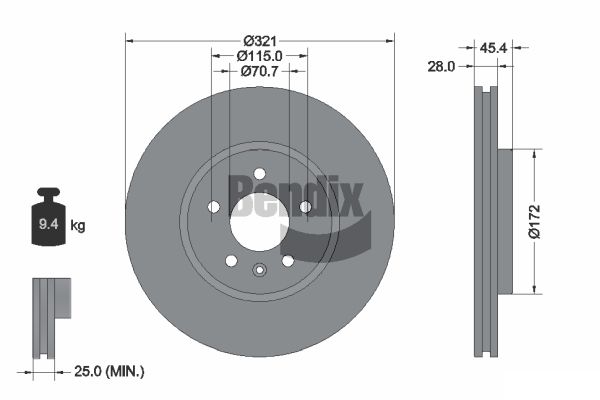 BENDIX Braking BDS2030HC...