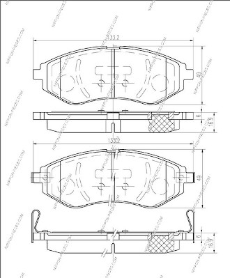 NPS D360O20 Kit pastiglie...