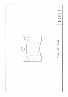 NPS D360U05 Kit pastiglie...