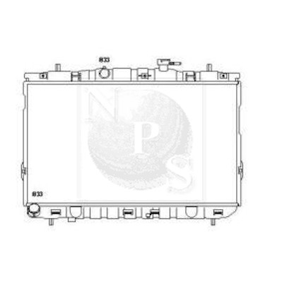 NPS H156I31 Radiatore,...