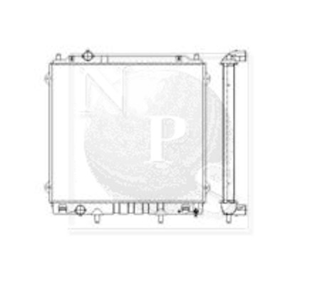 NPS H156I35 Radiatore,...