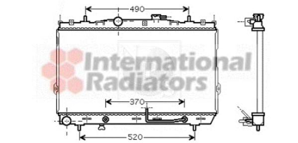 NPS H156I50 Radiatore,...