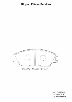 NPS H360A20 Kit pastiglie...