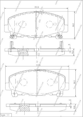 NPS H360A53 Kit pastiglie...