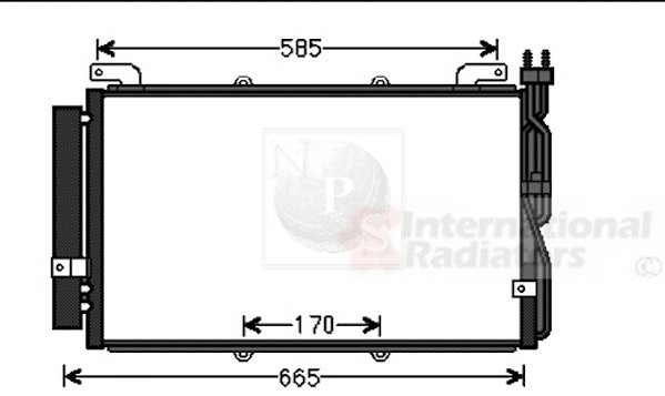 NPS H526I09 Condensatore,...