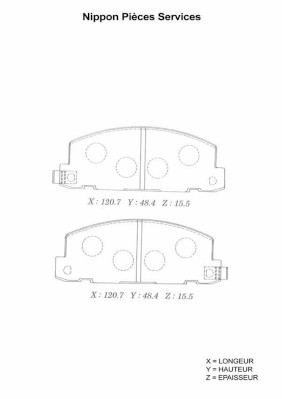 NPS I360U01 Kit pastiglie...