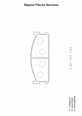 NPS I360U02 Kit pastiglie...