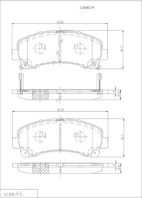 NPS I360U19 Kit pastiglie...