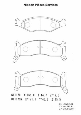 NPS K360A02 Kit pastiglie...