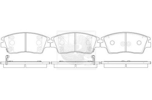 NPS K360A29 Kit pastiglie...