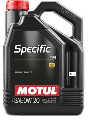 NPS M0W20B5FE17 Olio motore