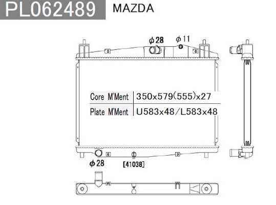 NPS M156A72 Radiatore,...