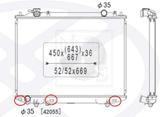 NPS M156A77 Radiatore,...
