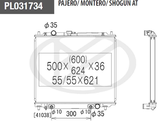 NPS M156I37 Radiatore,...