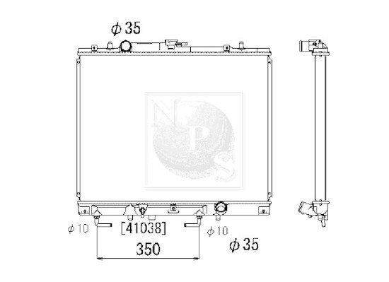 NPS M156I78 Radiatore,...