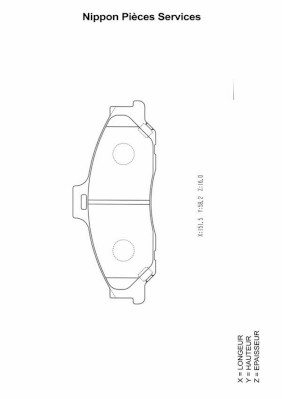 NPS M360A02 Kit pastiglie...
