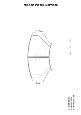 NPS M360A63 Kit pastiglie...
