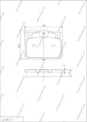 NPS M360I62 Kit pastiglie...