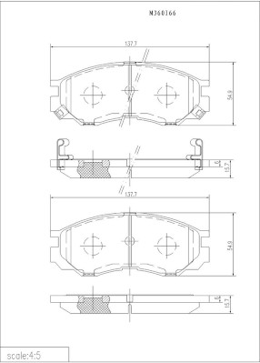 NPS M360I66 Kit pastiglie...