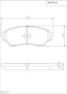NPS M360I68 Kit pastiglie...