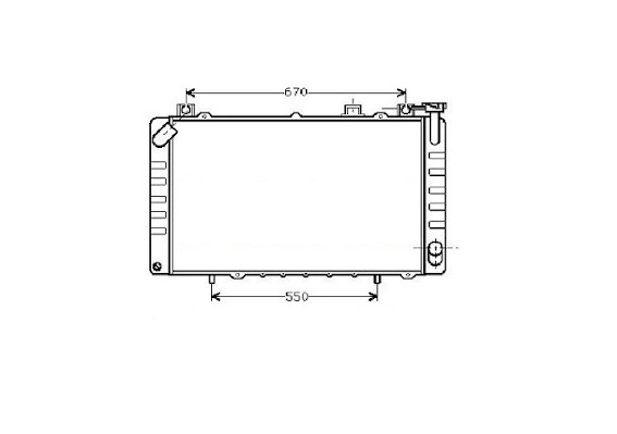 NPS N156N54 Radiatore,...