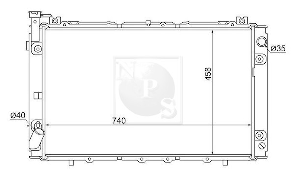 NPS N156N64 Radiatore,...