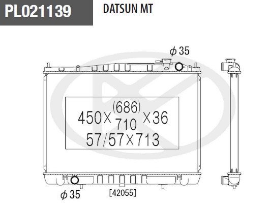 NPS N156N87 Radiatore,...