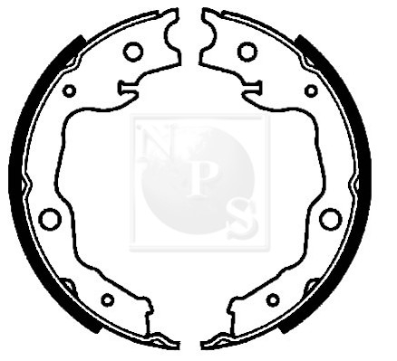 NPS N350N14 Kit ganasce freno